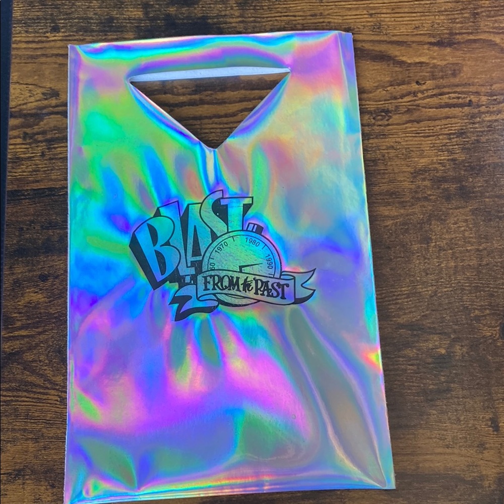 ‘Back to the Future’ Holographic Tote Bag w/ Blast From the Past Design Vintage